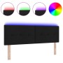 Cabecera LED con botones acolchados en negro de 72 cm de tela de , Cabeceros y pies de cama - Ref: Foro24-3338124, Precio: 70...