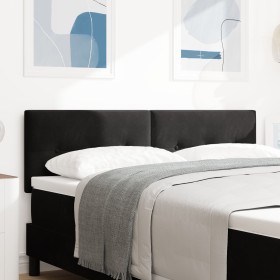 Cabecero LED con Botones Negro 72 cm Terciopelo de , Cabeceros y pies de cama - Ref: Foro24-3338131, Precio: 70,68 €, Descuen...