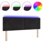 Cabecero LED con Botones Negro 72 cm Terciopelo de , Cabeceros y pies de cama - Ref: Foro24-3338131, Precio: 70,68 €, Descuen...