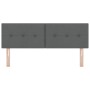 Cabecero LED botones tapizados gris oscuro 80 cm tela de , Cabeceros y pies de cama - Ref: Foro24-3338136, Precio: 73,48 €, D...