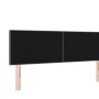 Cabecero LED botones tapizados gris oscuro 80 cm tela de , Cabeceros y pies de cama - Ref: Foro24-3338136, Precio: 73,48 €, D...