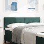 Cabecera LED con botones acolchados Verde Oscuro 80 cm Terciopelo de , Cabeceros y pies de cama - Ref: Foro24-3338145, Precio...