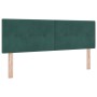 Cabecera LED con botones acolchados Verde Oscuro 80 cm Terciopelo de , Cabeceros y pies de cama - Ref: Foro24-3338145, Precio...