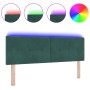 Cabecera LED con botones acolchados Verde Oscuro 80 cm Terciopelo de , Cabeceros y pies de cama - Ref: Foro24-3338145, Precio...
