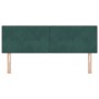 Cabecera LED con botones acolchados Verde Oscuro 80 cm Terciopelo de , Cabeceros y pies de cama - Ref: Foro24-3338145, Precio...