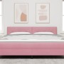 Cabecero LED con botones tapizado en terciopelo rosa de 90 cm de , Cabeceros y pies de cama - Ref: Foro24-3338160, Precio: 81...