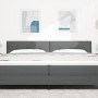 Cabezal LED acolchado con botones gris oscuro 100 cm de tela de , Cabeceros y pies de cama - Ref: Foro24-3338162, Precio: 86,...