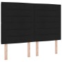 Cabecera diseño de líneas LED negra 160 cm tela de , Cabeceros y pies de cama - Ref: Foro24-3338295, Precio: 138,00 €, Descue...
