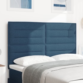Cabecero LED Diseño de Líneas Azul 80 cm Tela de , Cabeceros y pies de cama - Ref: Foro24-3338299, Precio: 139,00 €, Descuent...