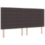 Cabecero LED Diseño Líneas Marrón Oscuro 100 cm Tela de , Cabeceros y pies de cama - Ref: Foro24-3338310, Precio: 164,51 €, D...