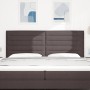 Cabecero LED Diseño Líneas Marrón Oscuro 100 cm Tela de , Cabeceros y pies de cama - Ref: Foro24-3338310, Precio: 164,51 €, D...