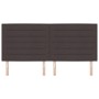 Cabecero LED Diseño Líneas Marrón Oscuro 100 cm Tela de , Cabeceros y pies de cama - Ref: Foro24-3338310, Precio: 164,51 €, D...