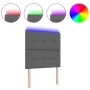 Cabecero LED Gris Oscuro 80 cm Tela de , Cabeceros y pies de cama - Ref: Foro24-3338385, Precio: 79,82 €, Descuento: %