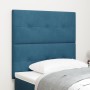 Cabecero LED Azul Oscuro 90 cm Terciopelo de , Cabeceros y pies de cama - Ref: Foro24-3338408, Precio: 86,90 €, Descuento: %