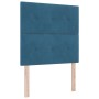Cabecero LED Azul Oscuro 90 cm Terciopelo de , Cabeceros y pies de cama - Ref: Foro24-3338408, Precio: 86,90 €, Descuento: %