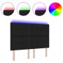 Cabecero LED Negro 72 cm Tela de , Cabeceros y pies de cama - Ref: Foro24-3338425, Precio: 130,55 €, Descuento: %