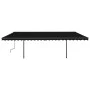 Toldo automático con LED y sensor de viento gris antracita 6x3m de vidaXL, Toldos - Ref: Foro24-3070214, Precio: 861,08 €, De...