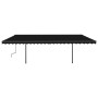 Toldo automático con LED y sensor de viento gris antracita 6x3m de vidaXL, Toldos - Ref: Foro24-3070214, Precio: 846,27 €, De...