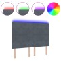 Cabezal LED Gris Oscuro 72 cm Terciopelo de , Cabeceros y pies de cama - Ref: Foro24-3338431, Precio: 130,49 €, Descuento: %