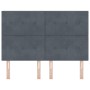 Cabezal LED Gris Oscuro 72 cm Terciopelo de , Cabeceros y pies de cama - Ref: Foro24-3338431, Precio: 130,49 €, Descuento: %