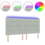 Luz de Cabecera LED Gris Claro 100 cm Terciopelo de , Cabeceros y pies de cama - Ref: Foro24-3338469, Precio: 156,80 €, Descu...