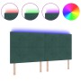 Cabezal LED Verde Oscuro 100 cm Terciopelo de , Cabeceros y pies de cama - Ref: Foro24-3338472, Precio: 156,80 €, Descuento: %