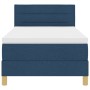 Cama con Base con Colchón Azul 90x200 cm Tela de , Camas y somieres - Ref: Foro24-3338817, Precio: 296,46 €, Descuento: %