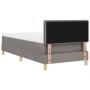 Cama con somier con colchón taupe 100x200 cm de tela de , Camas y somieres - Ref: Foro24-3338822, Precio: 351,01 €, Descuento: %