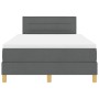 Base de Cama con Colchón Gris Oscuro 120x200 cm Tela de , Camas y somieres - Ref: Foro24-3338833, Precio: 392,96 €, Descuento: %