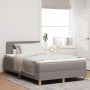 Cama Box Spring con Colchón Topo 120x200 cm Tela de , Camas y somieres - Ref: Foro24-3338836, Precio: 370,37 €, Descuento: %