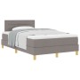 Cama Box Spring con Colchón Topo 120x200 cm Tela de , Camas y somieres - Ref: Foro24-3338836, Precio: 370,37 €, Descuento: %