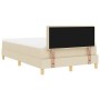 Cama con Base y Colchón Crema 120x200 cm Tela de , Camas y somieres - Ref: Foro24-3338837, Precio: 390,82 €, Descuento: %