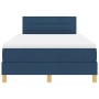 Cama con Somier y Colchón Azul 120x200 cm Tela de , Camas y somieres - Ref: Foro24-3338838, Precio: 405,43 €, Descuento: %