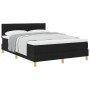 Cama Box Spring con Colchón Negra 140x200 cm Tela de , Camas y somieres - Ref: Foro24-3338848, Precio: 458,98 €, Descuento: %