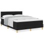 Cama Box Spring con Colchón Negra 140x200 cm Tela de , Camas y somieres - Ref: Foro24-3338848, Precio: 458,98 €, Descuento: %