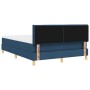 Cama con Box Spring con Colchón Azul 140x200 cm Tela de , Camas y somieres - Ref: Foro24-3338852, Precio: 450,97 €, Descuento: %