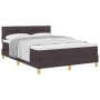 Cama Box Spring con Colchón Marrón Oscuro 160x200 cm Tela de , Camas y somieres - Ref: Foro24-3338856, Precio: 483,23 €, Desc...