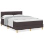 Cama Box Spring con Colchón Marrón Oscuro 160x200 cm Tela de , Camas y somieres - Ref: Foro24-3338856, Precio: 483,23 €, Desc...