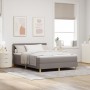 Cama con Base de Resortes y Colchón Taupe 160x200 cm Tela de , Camas y somieres - Ref: Foro24-3338857, Precio: 501,07 €, Desc...
