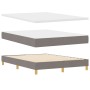 Cama con Base de Resortes y Colchón Taupe 160x200 cm Tela de , Camas y somieres - Ref: Foro24-3338857, Precio: 501,07 €, Desc...