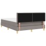 Cama con Base de Resortes y Colchón Taupe 160x200 cm Tela de , Camas y somieres - Ref: Foro24-3338857, Precio: 501,07 €, Desc...