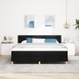 Cama Box Spring con Colchón Negra 180x200 cm Tela de , Camas y somieres - Ref: Foro24-3338862, Precio: 554,93 €, Descuento: %