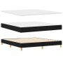 Cama Box Spring con Colchón Negra 180x200 cm Tela de , Camas y somieres - Ref: Foro24-3338862, Precio: 554,93 €, Descuento: %