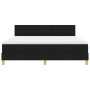 Cama Box Spring con Colchón Negra 180x200 cm Tela de , Camas y somieres - Ref: Foro24-3338862, Precio: 554,93 €, Descuento: %