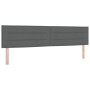Cama Box Spring con Colchón Gris Oscuro 200x200 cm Tela de , Camas y somieres - Ref: Foro24-3338868, Precio: 597,12 €, Descue...