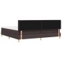 Cama con Box Spring con Colchón Marrón Oscuro 200x200 cm Tela de , Camas y somieres - Ref: Foro24-3338870, Precio: 606,63 €, ...