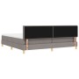 Cama Box Spring con Colchón Taupe 200x200 cm Tela de , Camas y somieres - Ref: Foro24-3338871, Precio: 631,80 €, Descuento: %