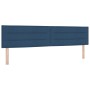 Cama Box Spring con Colchón Azul 200x200 cm Tela de , Camas y somieres - Ref: Foro24-3338873, Precio: 618,93 €, Descuento: %
