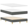 Cama Box Spring con Colchón Gris Oscuro 120x200 cm Tela de , Camas y somieres - Ref: Foro24-3338910, Precio: 390,66 €, Descue...