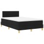 Cama con Box Spring con Colchón Negra 120x200 cm Tela de , Camas y somieres - Ref: Foro24-3338911, Precio: 390,54 €, Descuent...
